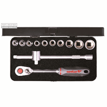 DOPSLEUTELSET 3/8'' SLIM SIXTY