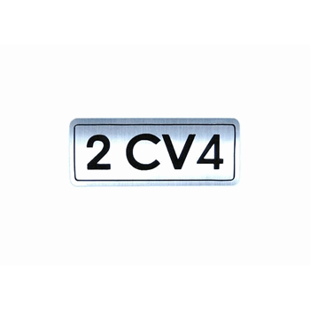 STICKER 2CV4 STICKER 2CV4