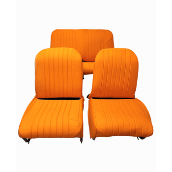 BEKLEDINGSET ORANJE TISSU ASYMMETRISCH BEKLEDINGSET ORANJE TISSU ASYMMETRISCH