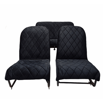 BEKLEDINGSET ZWART LOSANGE ASYMMETRISCH BEKLEDINGSET ZWART LOSANGE ASYMMETRISCH