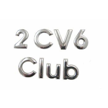 EMBLEEM 2CV6 CLUB EMBLEEM 2CV6 CLUB