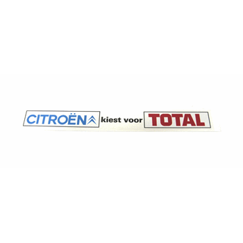 STICKER CITR.KIEST VOOR TOTAL STICKER CITR.KIEST VOOR TOTAL