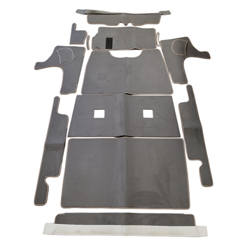 TAPIJT SET INTERIEUR GRIJS